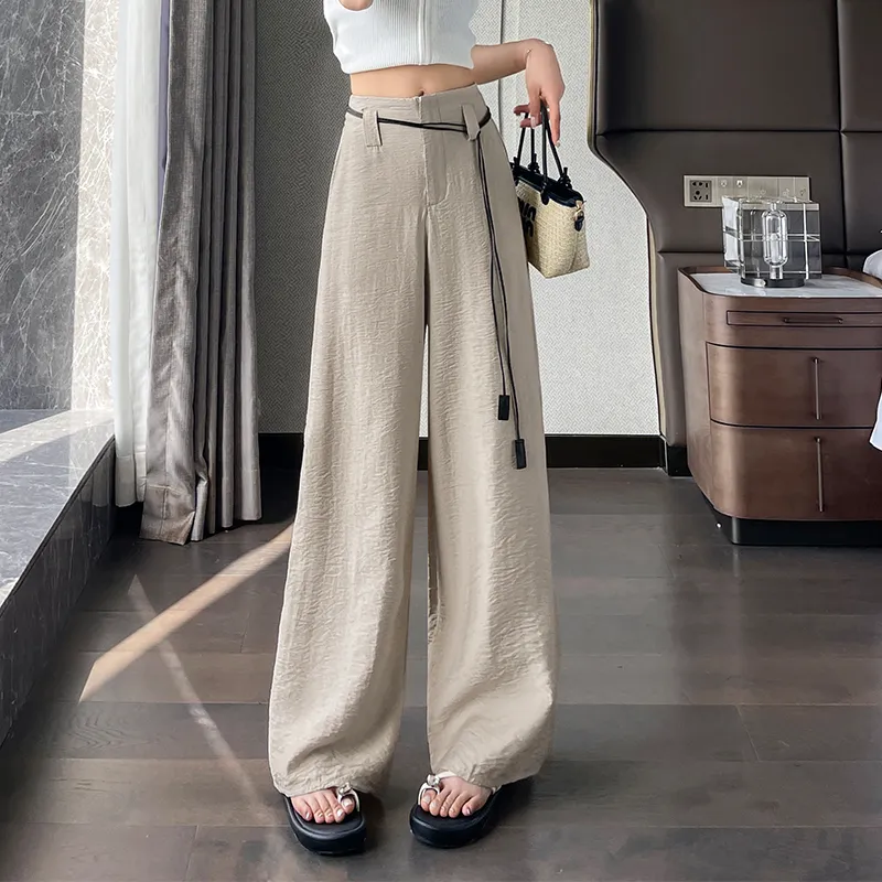 Flowers In Water Casual Pants Women's-15