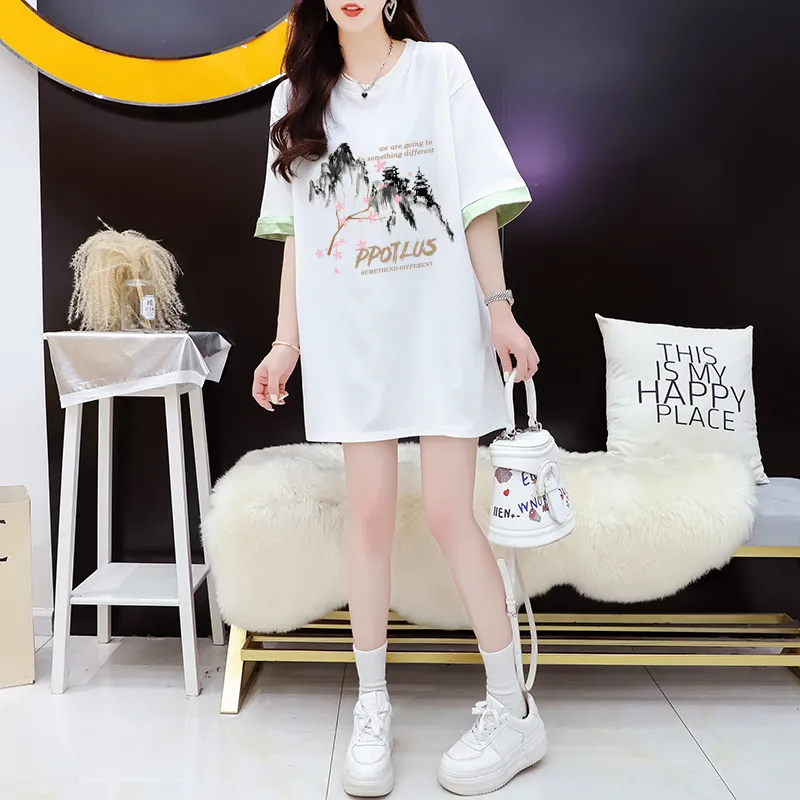 Flowers In Water T Shirt Women's-4