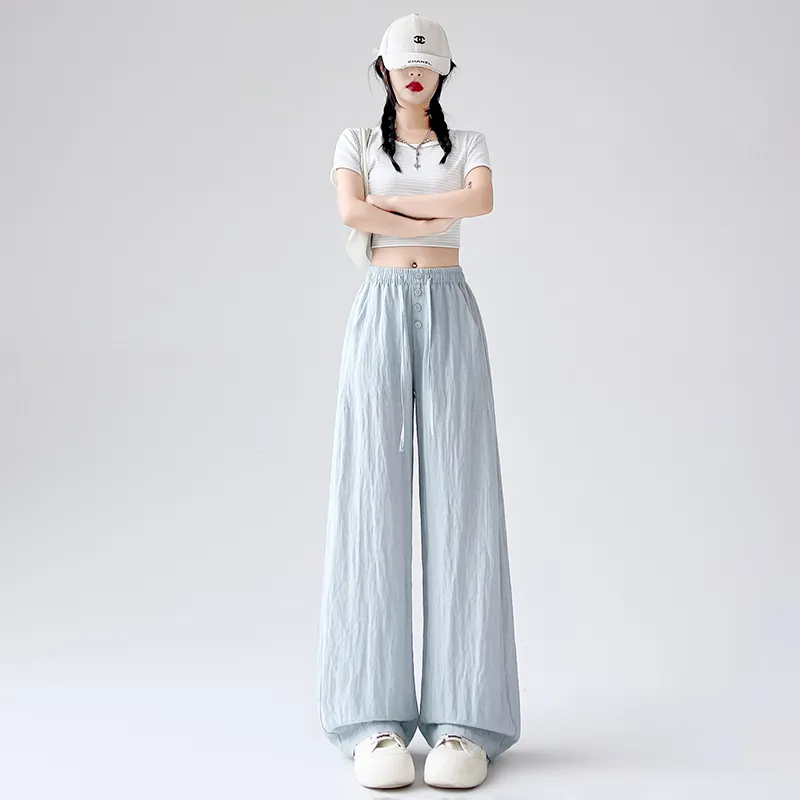 Flowers In Water Casual Pants Women's-4