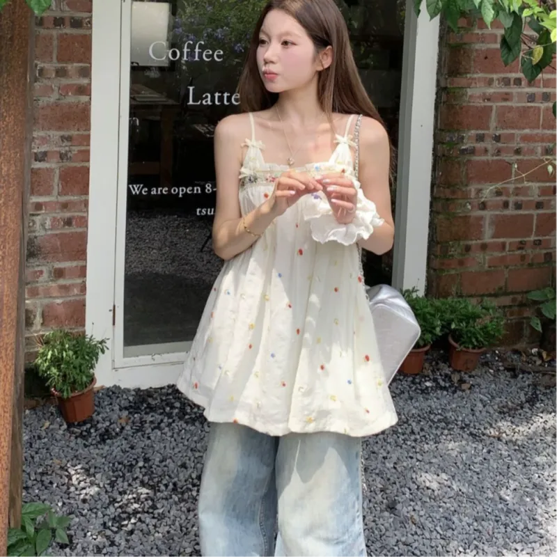 Flowers In Water Camisole Women's-2