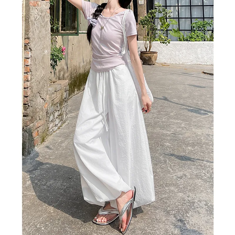 Flowers In Water Casual Pants Women's-7