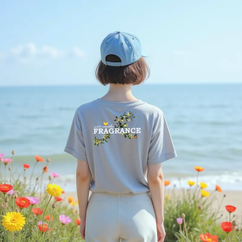 Flowers In Water T Shirt Unisex-12