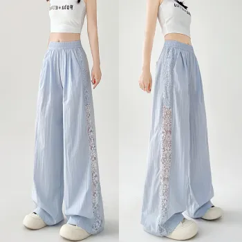 Flowers In Water Casual Pants Women's