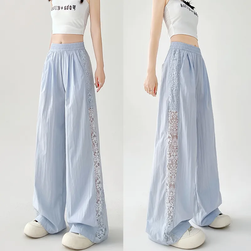 Flowers In Water Casual Pants Women's-0