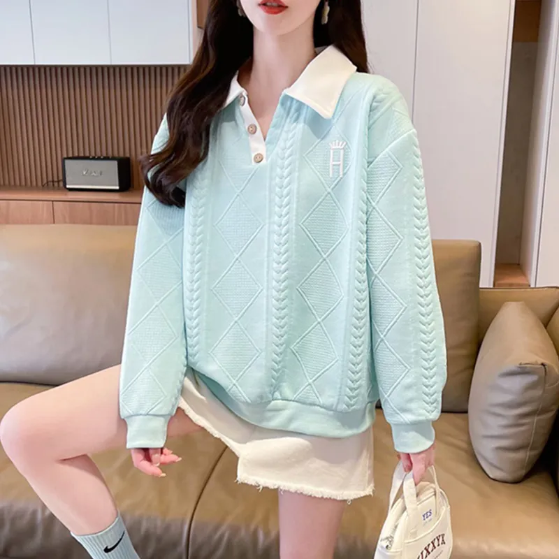 Flowers In Water Sweatshirt Women's-8