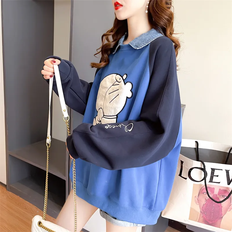 Flowers In Water Sweatshirt Women's-6