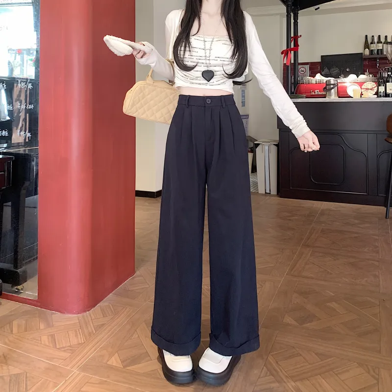 Flowers In Water Casual Pants Women's-9