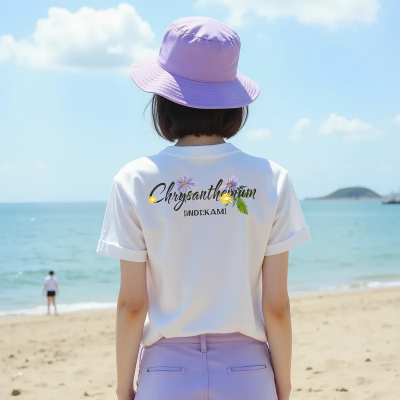 Flowers In Water Regular T Shirt Unisex-8