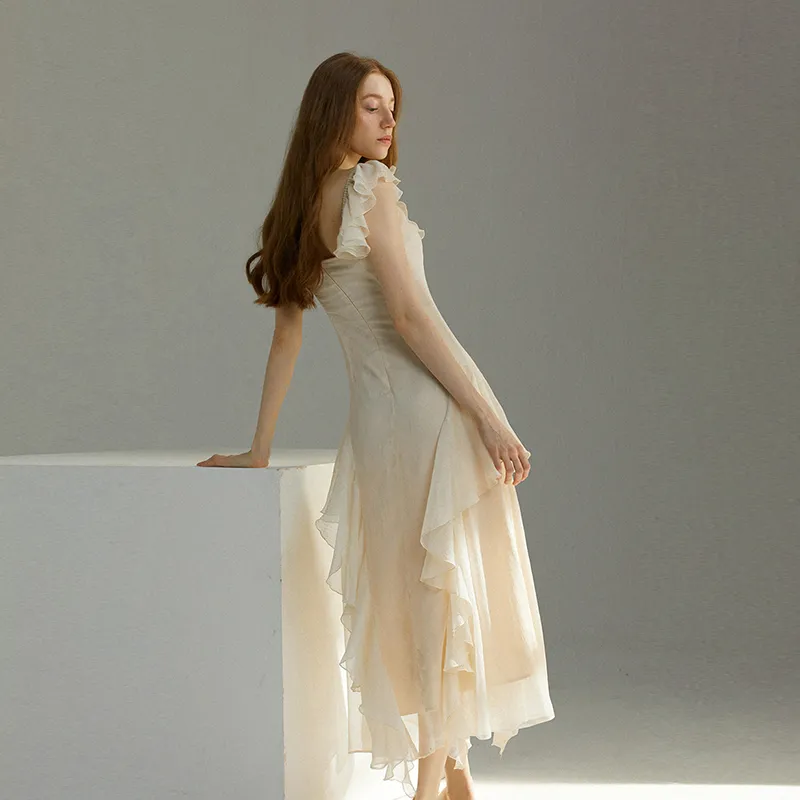Flowers In Water Slip Dress Women's-2
