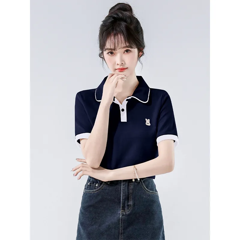 Flowers In Water Regular T Shirt Women's-5