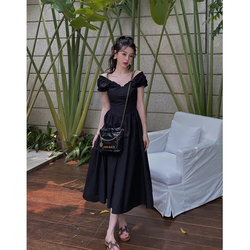 Flowers In Water Sleeveless Dress Women's-5