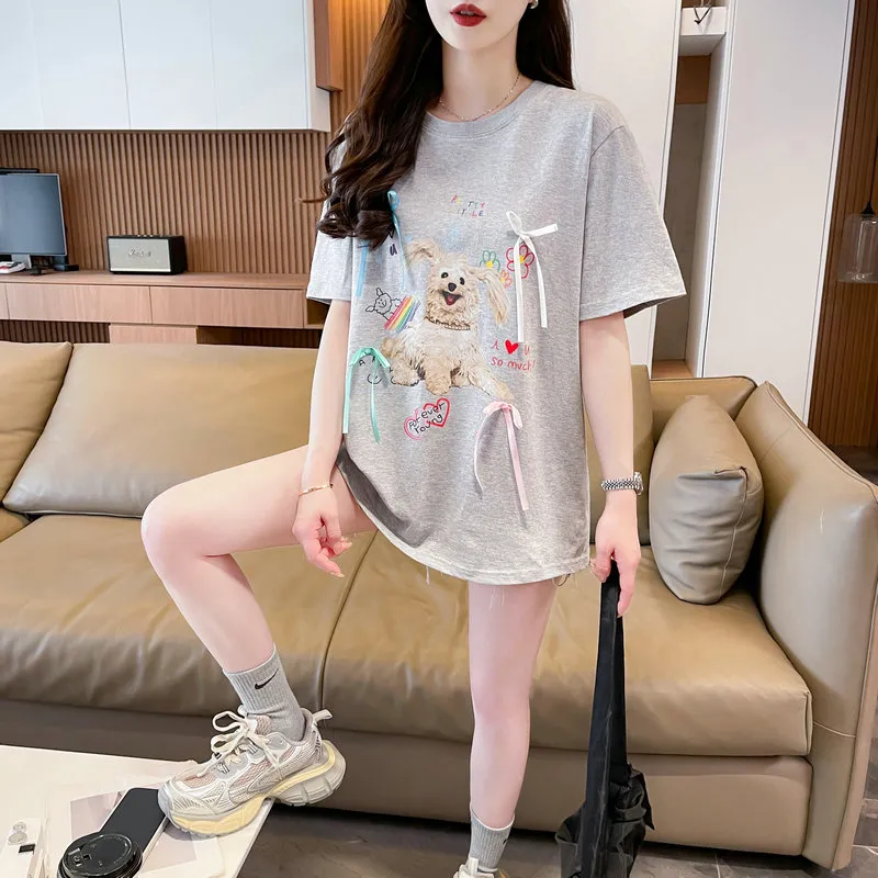 Flowers In Water T Shirt Women's-10