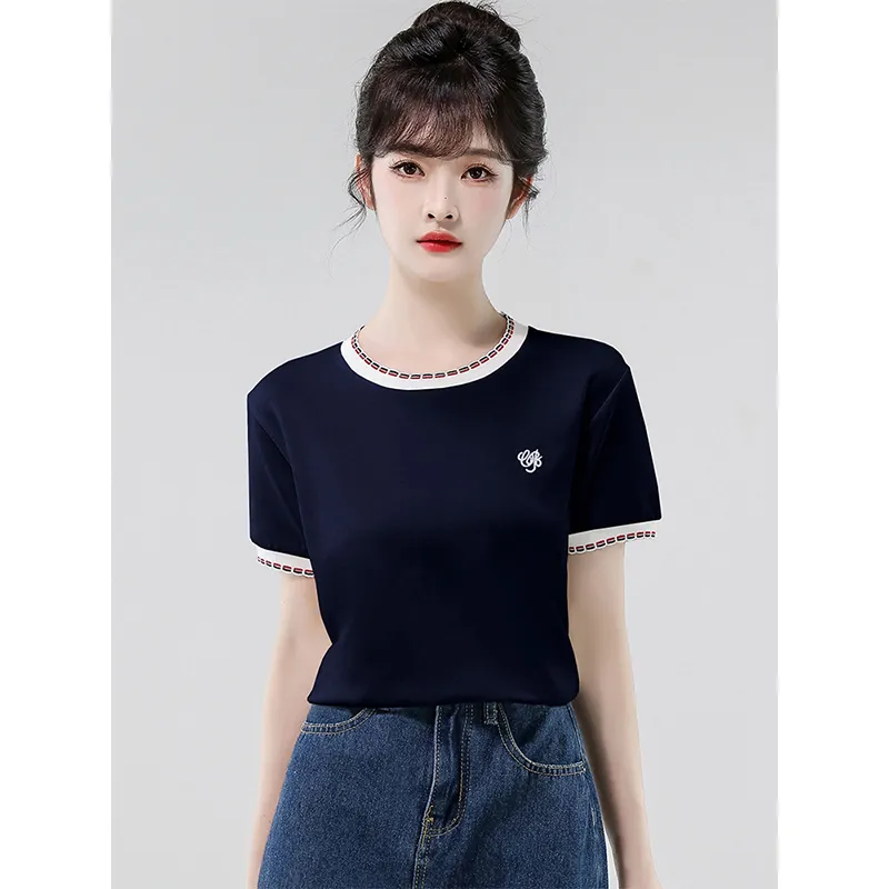 Flowers In Water Regular T Shirt Women's-9