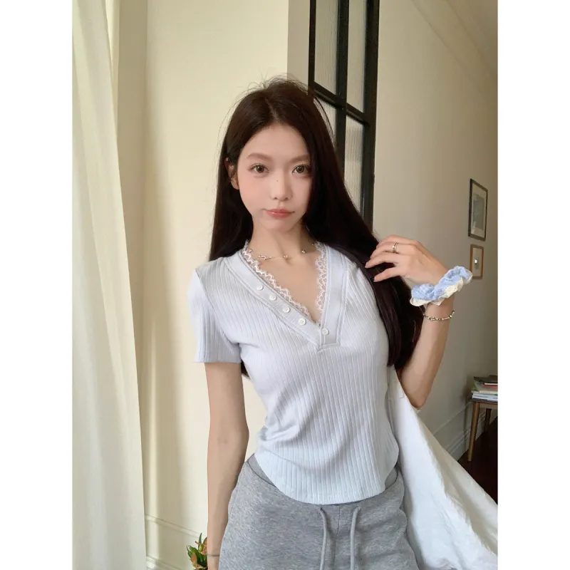 Flowers In Water Regular T Shirt Women's-6