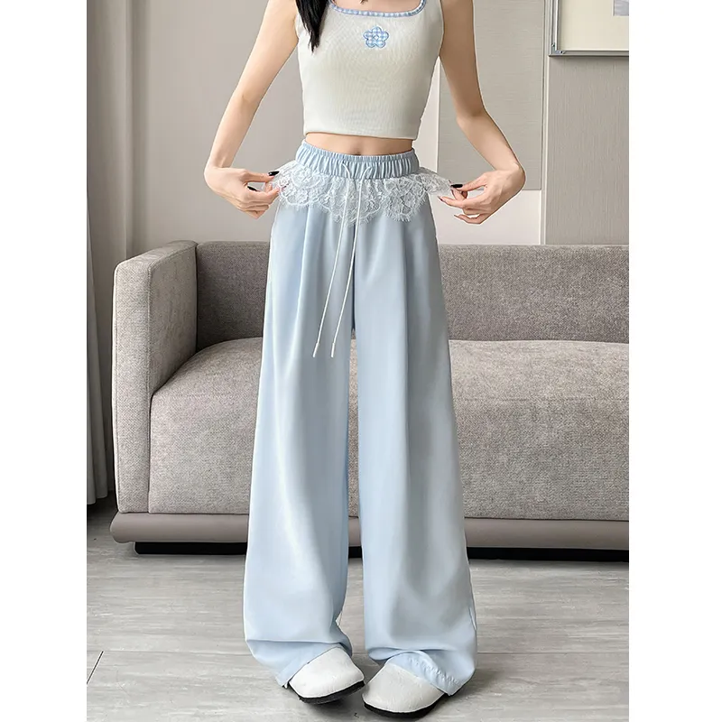 Flowers In Water Casual Pants Women's-8