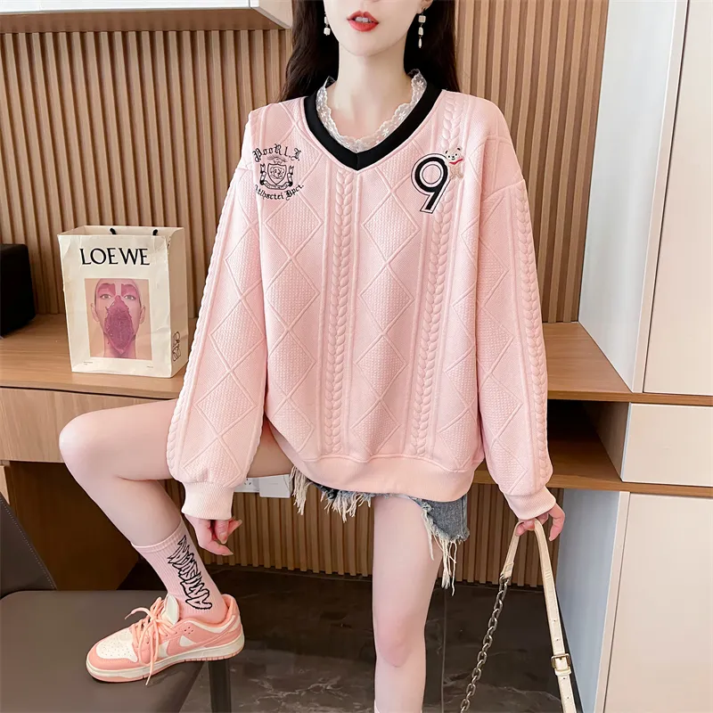 Flowers In Water Sweatshirt Women's-4