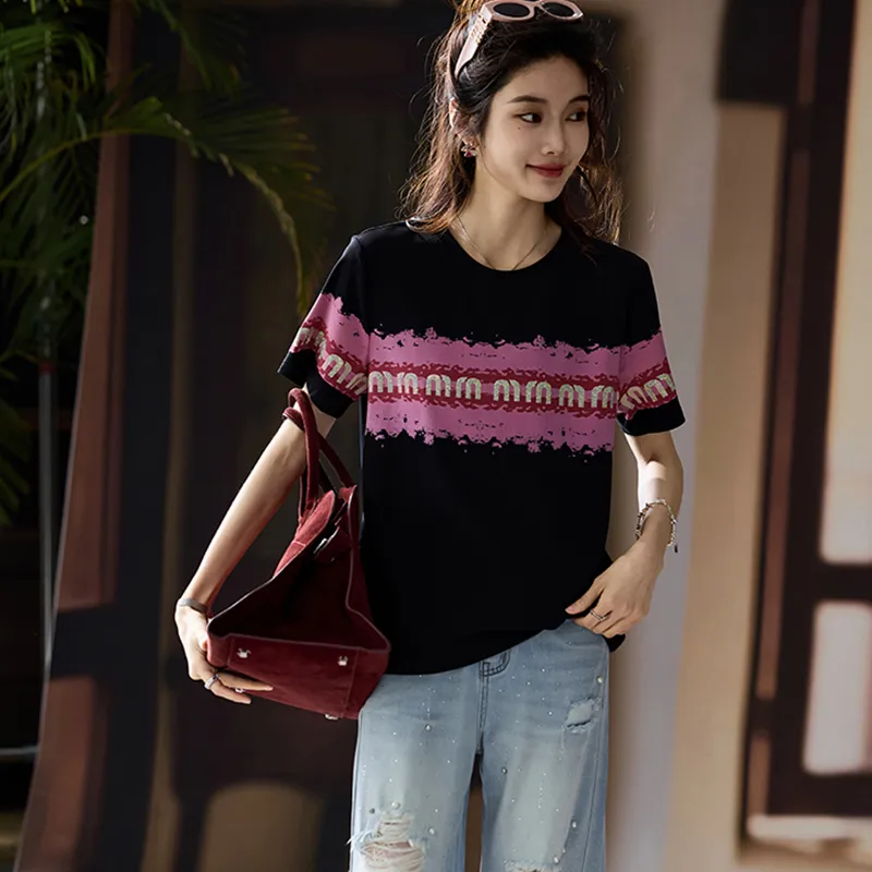 Flowers In Water Regular T Shirt Women's-3