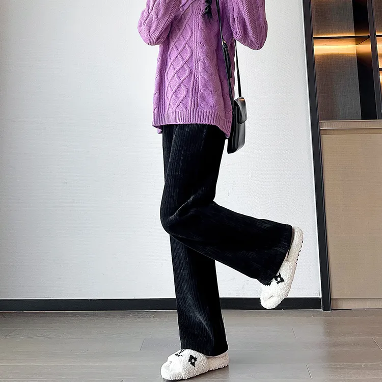 Flowers In Water Casual Pants Women's-5