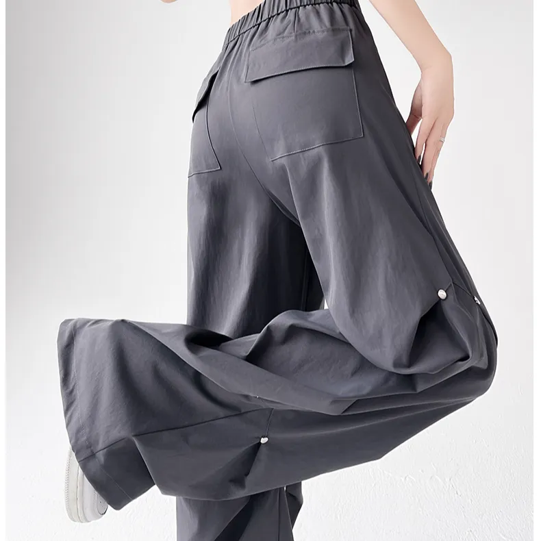 Flowers In Water Cargo Pants Women's-7