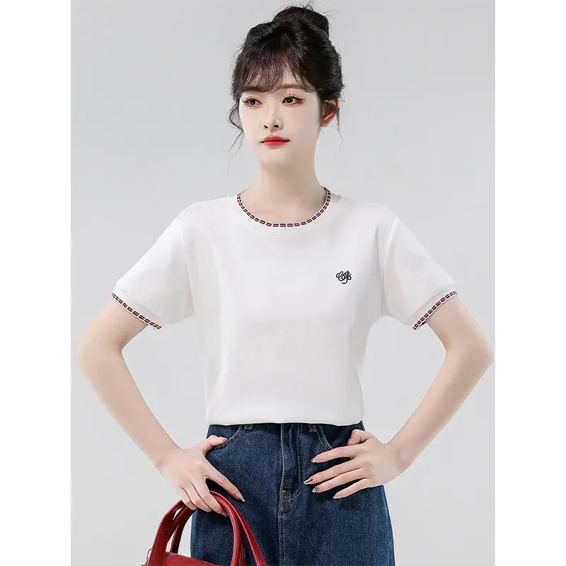 Flowers In Water Regular T Shirt Women's-5