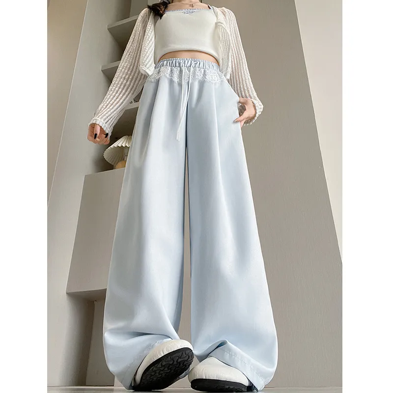 Flowers In Water Casual Pants Women's-6