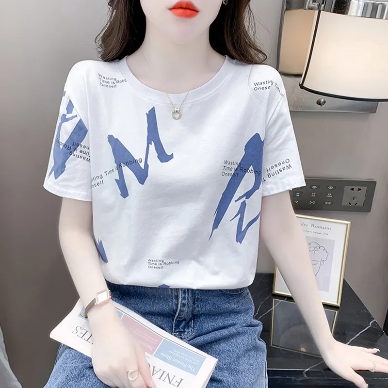 Flowers In Water T Shirt Women's-1