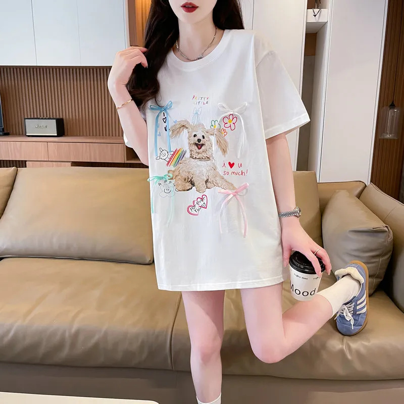 Flowers In Water T Shirt Women's-7