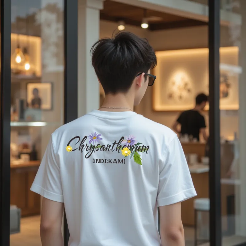 Flowers In Water Regular T Shirt Unisex-5