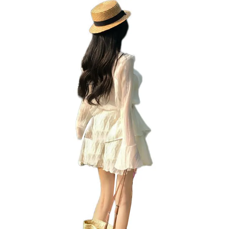 Flowers In Water Casual Suit Women's-1