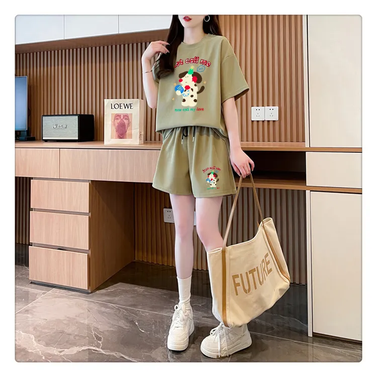 Flowers In Water Casual Suit Women's-7