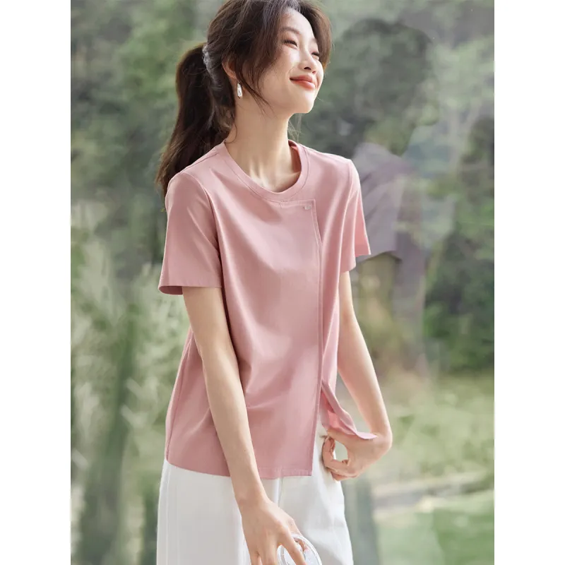 Flowers In Water Regular T Shirt Women's-4