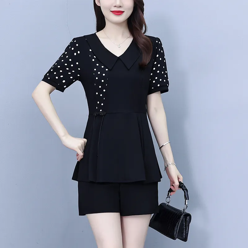 Flowers In Water Casual Suit Women's-4