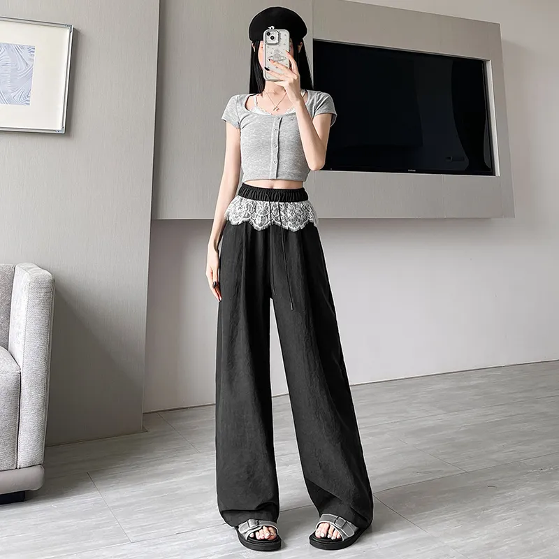Flowers In Water Casual Pants Women's-10
