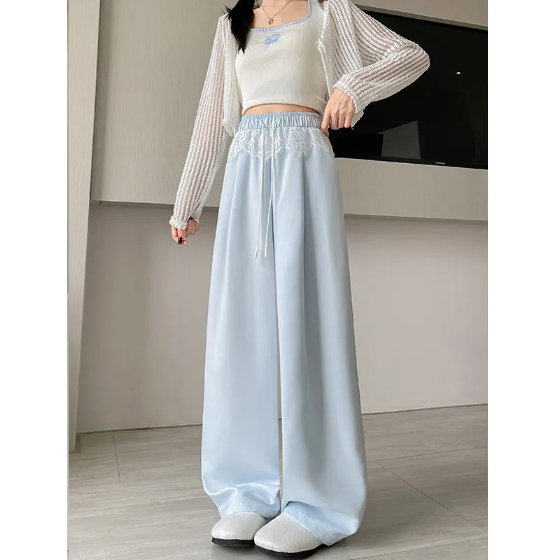 Flowers In Water Casual Pants Women's-7