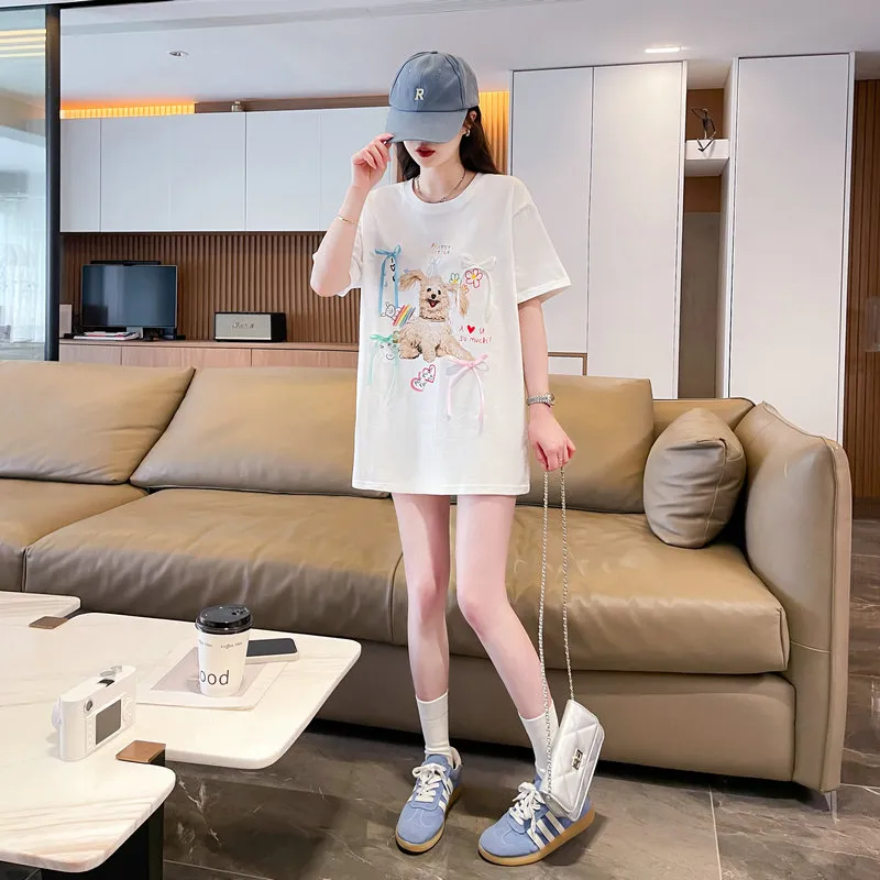 Flowers In Water T Shirt Women's-5