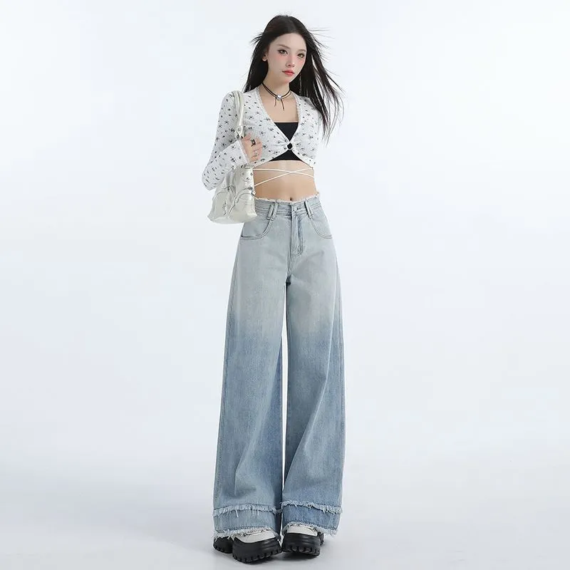 Flowers in water Jeans Women's-2