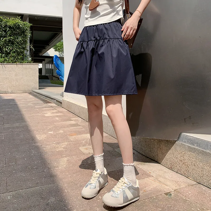 Flowers In Water Casual Short Skirts Women's-2