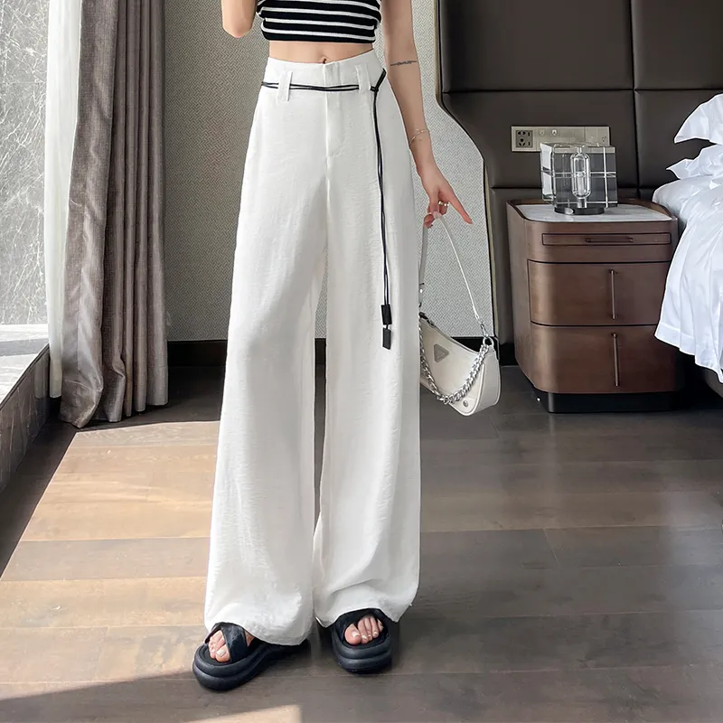 Flowers In Water Casual Pants Women's-4