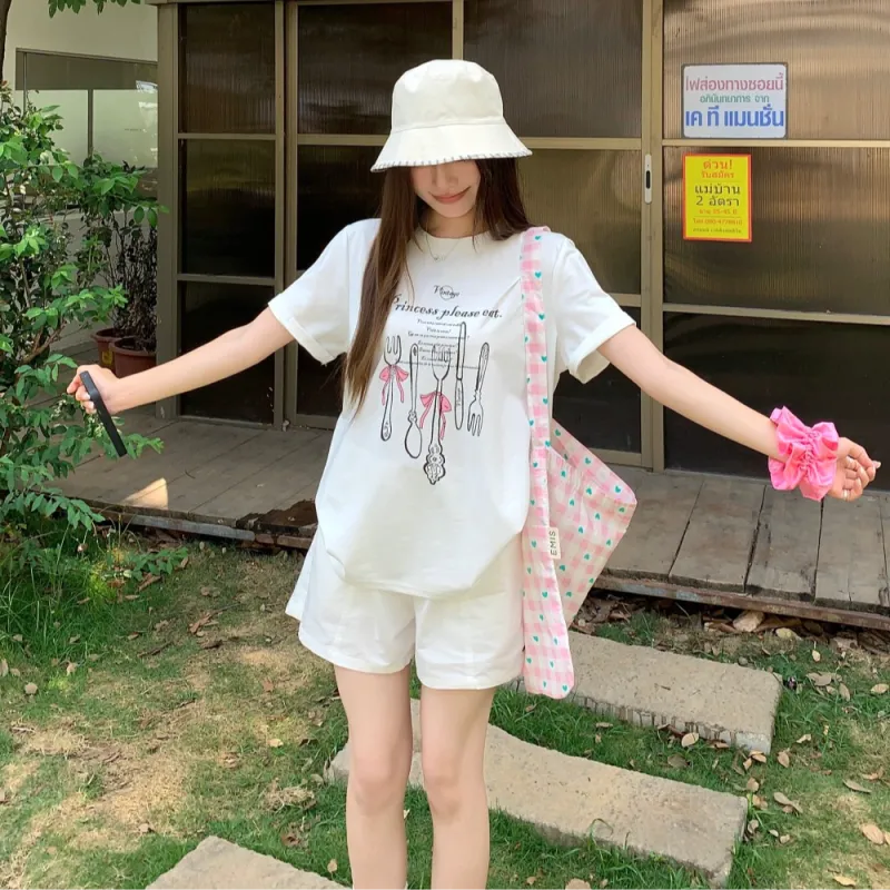 Flowers In Water Casual Suit Women's-2
