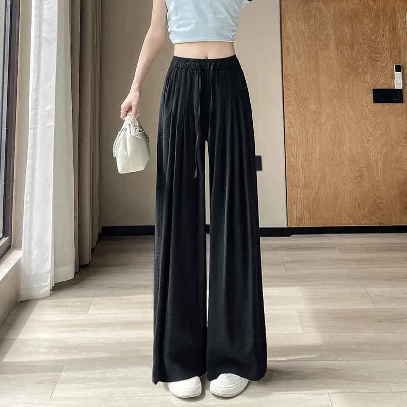 Flowers In Water Casual Pants Women's-4