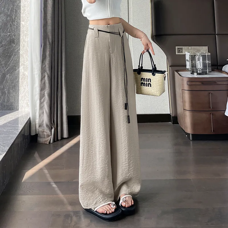 Flowers In Water Casual Pants Women's-14