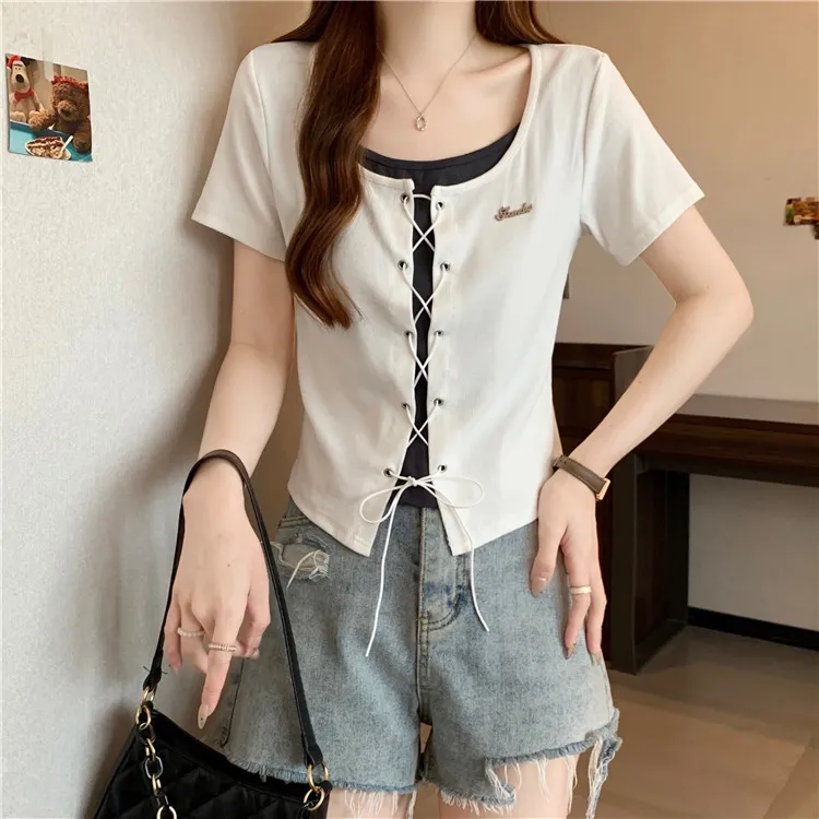 Flowers In Water Regular T Shirt Women's-3