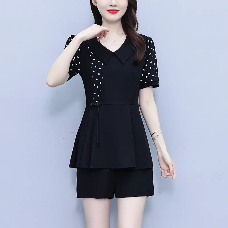 Flowers In Water Casual Suit Women's-3