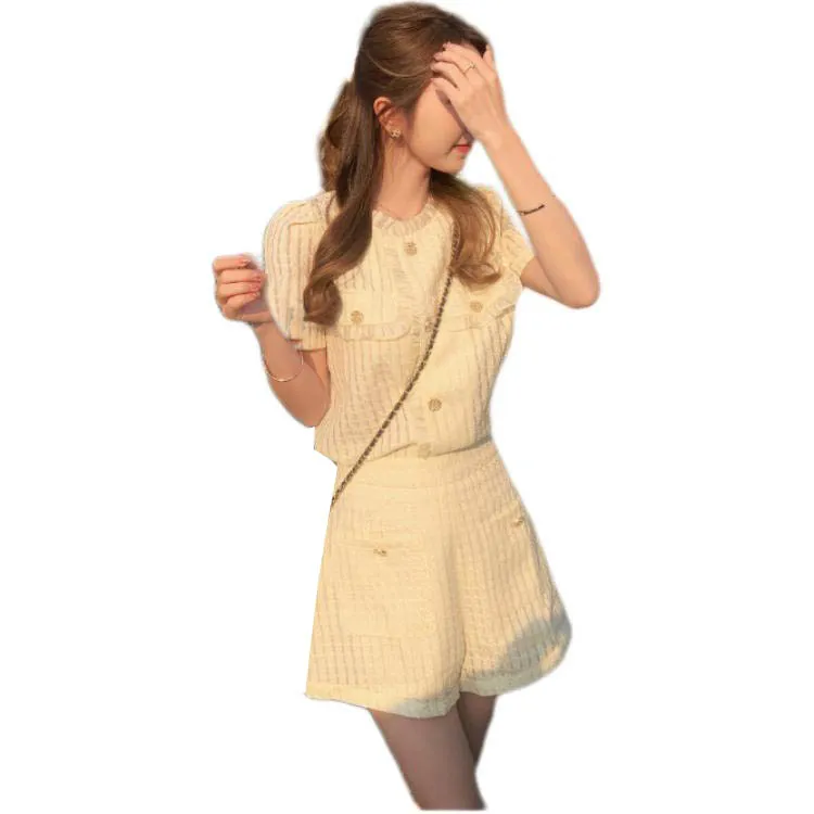 Flowers In Water Casual Suit Women's-3
