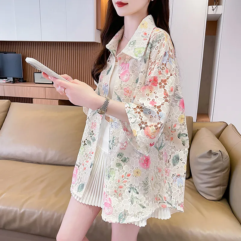 Flowers in water Shirts Women's-4