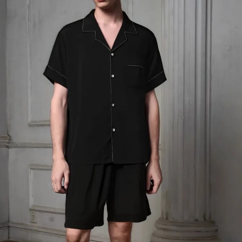 XIAFENYAN Pajama Gift Box Men's Black-1