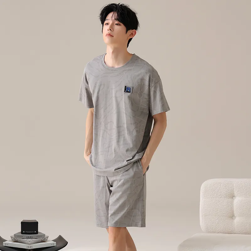 XIAFENYAN Men Pajama Sets-3