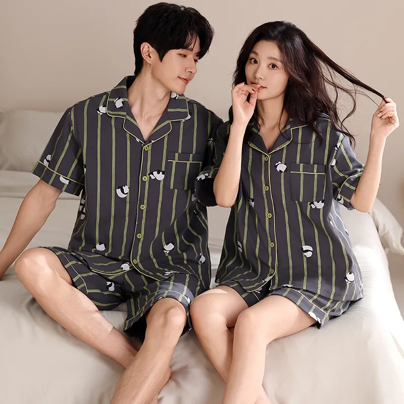 XIAFENYAN Pajama Set Unisex Gray-3