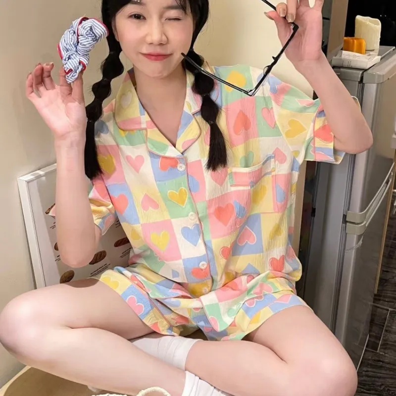 XIAFENYAN Pajama Set Women's Image Color-3