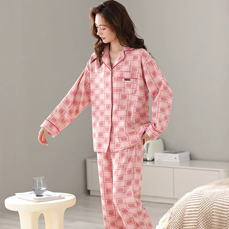 XIAFENYAN Pajama Set Women's Pink-7